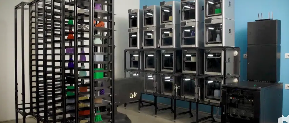 全自动化 3D打印机存储系统