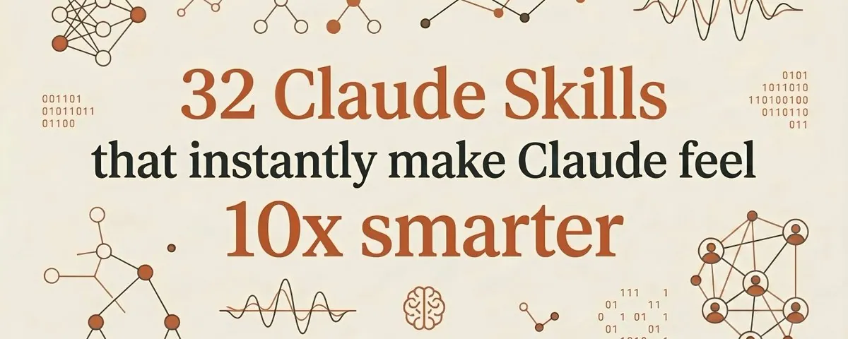 Claude Skills 生态全搜了一遍：真正值得装的 32 个（附全部 GitHub 链接）