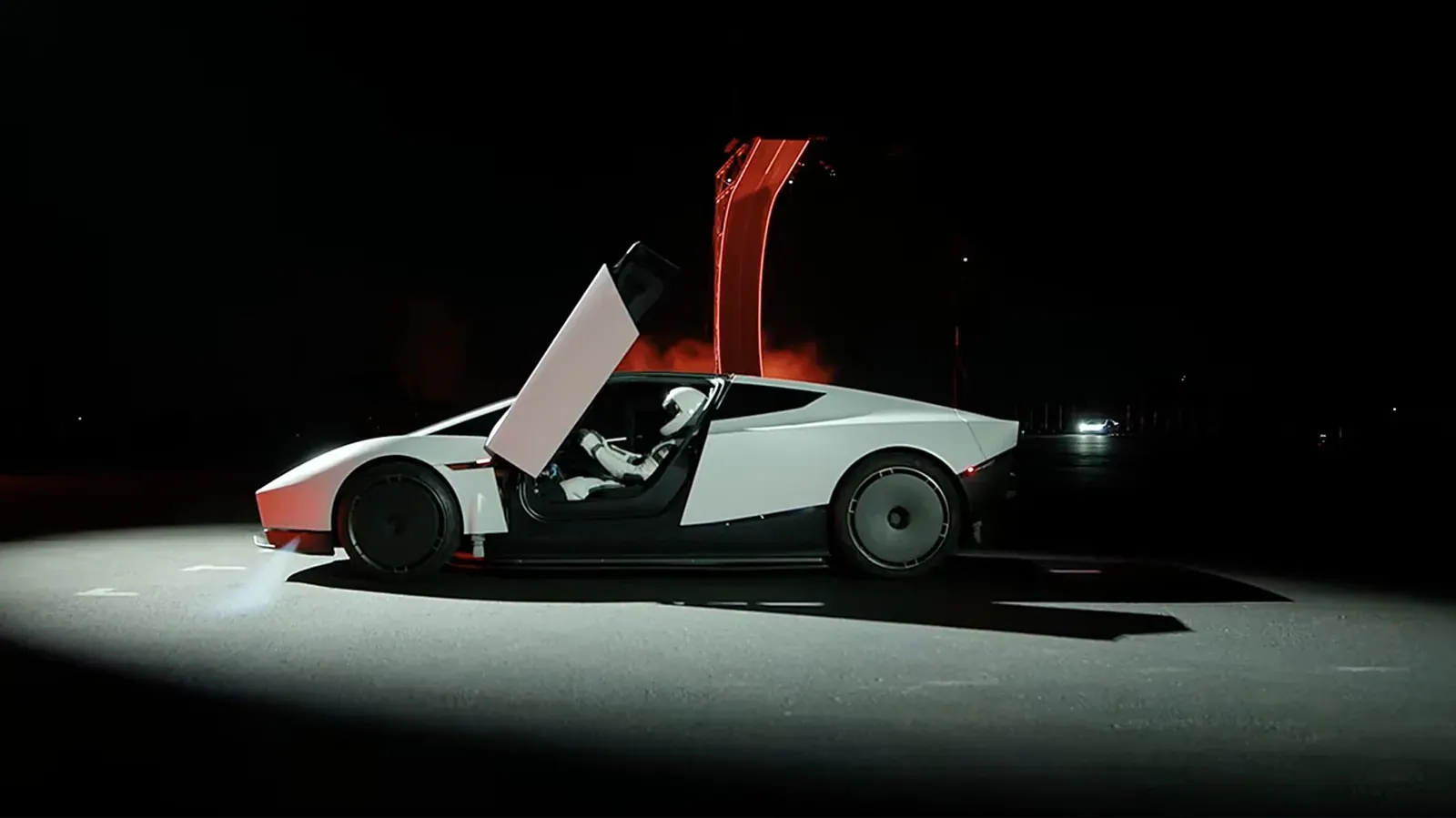 特斯拉下一代 Roadster 发布会现场